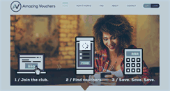 Desktop Screenshot of amazingvouchers.com